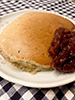 ほうじ茶　ホットケーキ